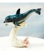 Ebros Ocean Marine Sea Life Bottlenose Dolphin Swimming Over Coral Reef ... - $25.97 CAD