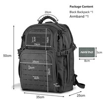  Backpack Army Style Outdoor Bag 3P Molle ault Pack Men&#39;s EDC for Hi Camping   C - £106.46 GBP