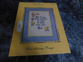 All Things by Sara Murray Cross Stitch leaflet three 3 - $4.21 CAD