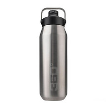 360 Degrees Insulated Wide Mouth Bottle w/ Sip Cap - 750mL Silver - £42.04 GBP