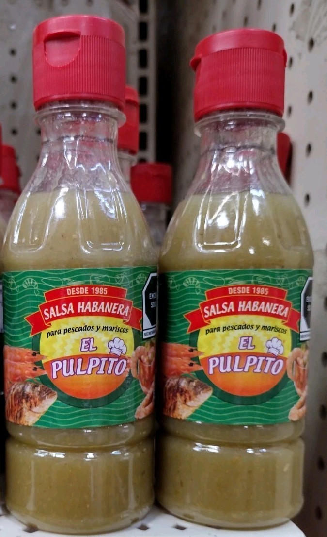 EL PULPITO SALSA HABANERO PARA MARISCOS SEAFOOD SALSA - 250ml (8.5oz) EN... - $20.99