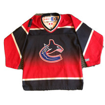 Ccm Maska Air Knit Vancouver Canucks Alternate Hockey Team Jersey Child One Size - £20.25 GBP