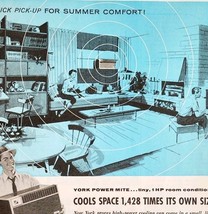 1958 York Borg Warner Air Conditioner Advertisement Vintage Appliances D... - $24.99