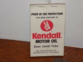 Vintage Kendall Motor Oil Door Jam Tabs Booklet - $553.60 MXN
