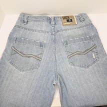 Vintage SouthPole Baggy Denim Jeans Wide Leg Mens 34x30 Y2K Skater Hip Hop Jnco - £78.17 GBP