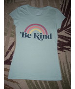 Women&#39;s t-shirt says &quot;Be Kind&quot; under a colorful rainbow NWT sizes XXL,XL... - £8.37 GBP