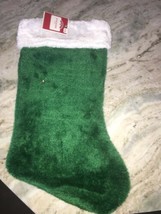 Holiday Time Green Stocking - $12.62
