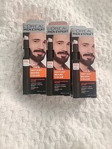 3 Pk: L’Oreal Men Expert Instant Beard Color, #03 Dark Brown   E6B SEALE... - $22.00