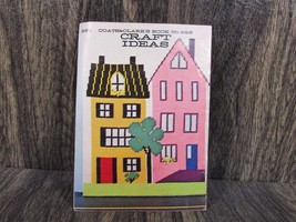 1972 Coats & Clark's Book 225 CRAFT IDEAS Needlepoint Cross Stitch Pattern Book - $14.84