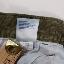 Old Navy RN#54023 Women’s Green Corduroy Cotton Blend Trouser Pants Sz 6 (28×29) image 4