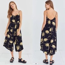 Urban Outfitters Silence &amp; Noise Winona Cropped Wide Leg Jumpsuit SZ XS - £18.25 GBP