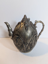 China Old Tibet silver handwork bamboo shoots Teapot Qing Dynasty - $81.46 CAD