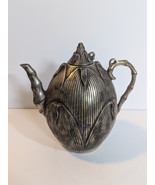China Old Tibet silver handwork bamboo shoots Teapot Qing Dynasty - $81.24 CAD