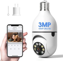 Only Connect 2.4Ghz Wifi Wireless Indoor Surveillance Camera, 1080P Hd, 3Mp. - £33.42 GBP
