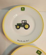 4 John Deere Dinner Plates "Nothing Runs Like a Deere" with John Deer Logo image 4