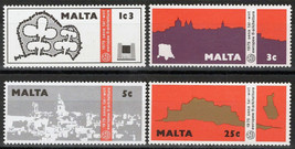 ZAYIX Malta 497-500 MNH Architecture Maltese Towns Floor Plan   073122S44M - £1.67 GBP