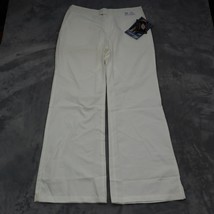 Dickies Pants Womens LG White Scrubs Medical Uniform Adjustable Fit Bottoms - £20.11 GBP