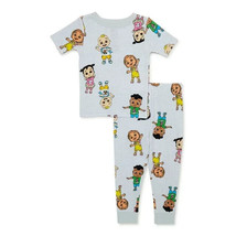 Cocomelon Toddler Girl&#39;s Snug-Fit 2 Piece Pajama Set, White Size 12M - £12.44 GBP