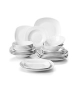 MALACASA Elisa 24-Piece Bowls and Plates Set Porcelain Dinnerware Set Gr... - $103.21 CAD