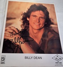 Billy Dean Signed Photo 8&quot;X10&quot; Bday Card Signed/Christmas Card/Backstage... - £19.38 GBP
