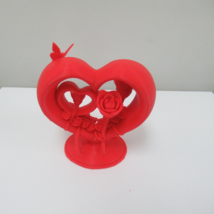 3D Printed Gift Mothers Day 3.5&quot;x3,5&quot;, Heart With Love !! - $42.72