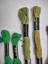 J &amp; P Coats Green Beige Brown Embroidery Floss Cross Stitch Thread Varie... - $14.25