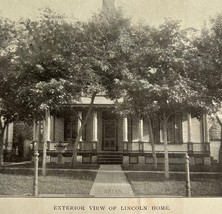 Hon Bryan Lincoln Home View 1900 Print New Declaration History Struggle ... - $552.13 MXN