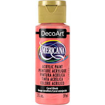 DecoArt Americana Acrylic Paint 2oz - Coral Blush - Opaque - £13.46 GBP