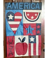 House flag America U S A Large 28 x 41  - $299.12 MXN