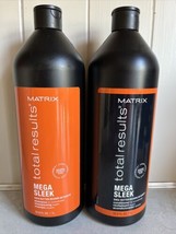 Matrix Total Results Mega Sleek Shea Butter Shampoo and Conditioner 33.8... - $58.95