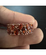 585 14K RG Stamped Cognac Orange Allure Gemstone Size 7 Ring - $911.17 MXN