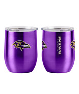 Baltimore Ravens Travel Tumbler 16oz Stainless Steel Curved - $80.68 CAD