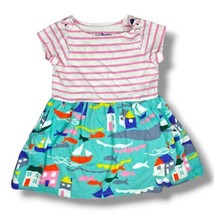 Mini Baby Boden Hotchpotch St. Ives Short Sleeve Dress 18-24 Mo Baby Girls  - $28.99
