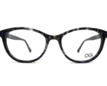 OGI Eyeglasses Frames 3136/2114 EVOLUTION Purple Gray Round Cat Eye 51-1... - $128.69