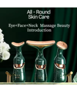 3 In 1 Facial Lifting Device Neck Facial Eye Massage Face Slimmer EMS Be... - $12.00