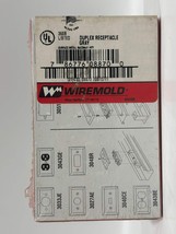 13 PK Wiremold G3043BE Steel Duplex Receptacle Covers for 3000 Series Ra... - $127.00