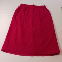 Vintage Ellen Kaye Women&#39;s Pink Back Zipper &amp; Slit Skirt Size 14 Made In... - €8,89 EUR