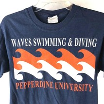 Vintage Tee Pepperdine Waves Swimming and Diving T-shirt Sz S University - $47.49