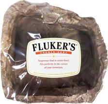 Flukers Corner Bowl Reptile Food or Water Bowl - Large - £19.84 GBP