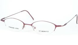 ST. MORITZ CYBER 805 WINE MATT EYEGLASSES GLASSES METAL FRAME 44-19-140m... - €13,50 EUR