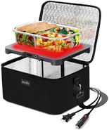 Aotto Portable Oven, 12V, 24V, 110V Food Warmer, Portable Mini Personal ... - £37.35 GBP