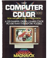 1978 Magnavox Computer Color 330 Touch Tune TV Print Ad Television 8.5&quot; ... - €17,47 EUR