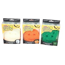 Scrub Daddy Halloween Scrubbers Limited Edition Cleaning Sponges Kitchen - £22.75 GBP