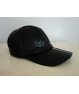 Genuine Python Snake Skin Leather Hat Cap Adjustable All Colors Snakeskin - £176.93 GBP