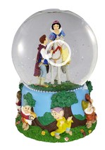 Disney Snow White &amp; The Prince Musical Snow Globe I Love You Truly Enesco - £17.29 GBP