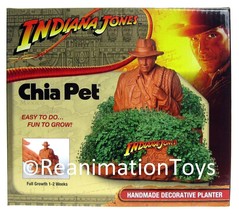 Indiana Jones ROTLA Chia Pet Decorative Pottery Planter Plants w/Seeds B... - £19.60 GBP