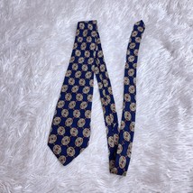 Robert Talbott Best Of Class Nordstrom Silk Tie Blue Abstract 58&quot; 3.75&quot; - $9.89