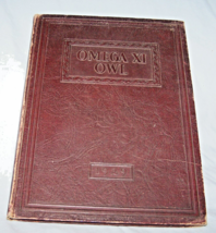 1929 Omega XI Owl yearbook-Early Fraternity Members - £18.22 GBP