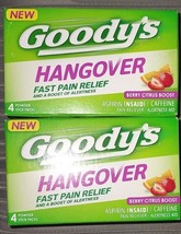 2- Goody&#39;s Hangover Fast Pain Relief &amp; Boost Of Alertness 4 Powder Stick... - £7.47 GBP
