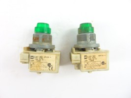 Square D KM38 Green Push Button Lot Of 2  - $24.74